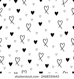 Vector seamless Hand drawn pattern.