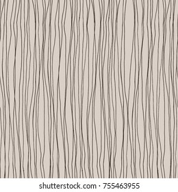 Vector seamless hand drawn pattern. Modern stylish texture. Repeating abstract background. Vertical lines. Ink strokes. Simple graphic design. Wallpaper, simple striped background.  Doodle texture