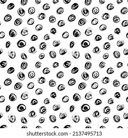 Vector Seamless Hand Drawn Scribble Pattern. Minimal Artistic Sketch Endless Print. Collection of Simple Graphic Doodle Elements Designs for Textile,  Wallpaper , Backgrounds. 
