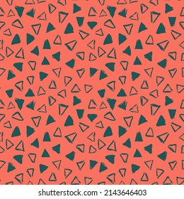 Vector Seamless Hand Drawn Scribble Pattern. Minimal Artistic Sketch Endless Print. Collection of Simple Graphic Doodle Elements Designs for Textile,  Wallpaper , Backgrounds. 