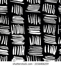 Vector Seamless Hand Drawn Scribble Pattern. Minimal Artistic Sketch Endless Print. Collection of Simple Graphic Doodle Elements Designs for Textile,  Wallpaper , Backgrounds. 