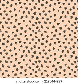 Vector Seamless Hand Drawn Scribble Pattern. Minimal Artistic Sketch Endless Print. Collection of Simple Graphic Doodle Elements Designs for Textile,  Wallpaper , Backgrounds. 