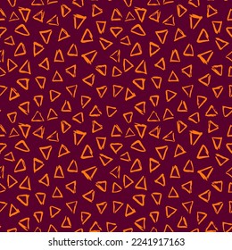 Vektornahtloses handgezeichnetes Schriftzeichen. Minimaler künstlerischer Sketch Endloser Druck. Sammlung von einfachen grafischen Doodle-Elementen für Textilien, Tapete , Hintergründe. 