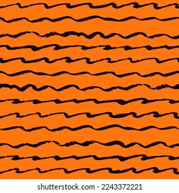 Vector Seamless Hand Drawn Scribble Pattern. Minimal Artistic Sketch Endless Print. Collection of Simple Graphic Doodle Elements Designs for Textile,  Wallpaper , Backgrounds. 