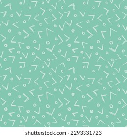 Vector Seamless Hand Drawn Scribble Pattern. Minimal Artistic Sketch Endless Print. Collection of Simple Graphic Doodle Elements Designs for Textile,  Wallpaper , Backgrounds. 