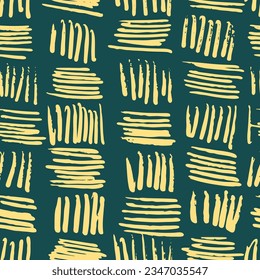 Vector Seamless Hand Drawn Scribble Pattern. Minimal Artistic Sketch Endless Print. Collection of Simple Graphic Doodle Elements Designs for Textile,  Wallpaper , Backgrounds. 