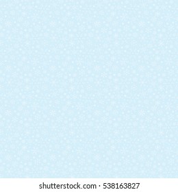 Vector seamless hand drawn simple snow pattern. Winter background 