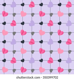 vector seamless heart pattern