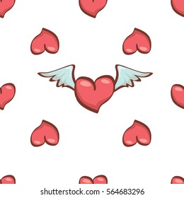 vector seamless heart pattern love background for weeding invitation or valentines day greeting cards and cartoon banners.