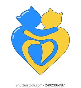 Corazones sin vectores en kotom, antecedentes para el Día de San Valentín