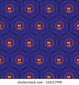 vector seamless hexagon light pattern
