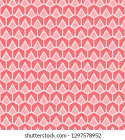 Vector seamless hexagon mosaic pattern. Modern stylish colorful abstract texture. Repeating geometric tiles. Vector