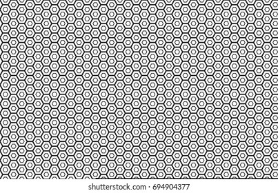 Vector seamless hexgon pattern illustration. Decorative backdrop for wall or cover of anything.