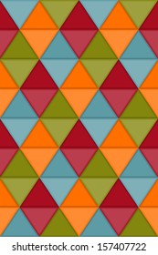 Vector Seamless hipster  geometric pattern,  pattern in swatch menu