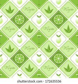 Vector seamless icon pattern. Suitable for posters and prints, wallpaper, textiles, scrap-booking, gift wrap and packaging. 8 EPS