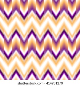 Vector seamless ikat ethnic pattern. Boho design. Ethnic Colored seamless zigzag patten