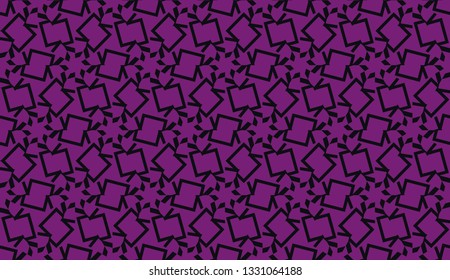 Vector seamless illustration. COLOR 1 COLOR 2. For you home interior wallpaper, fashion print.Original interior background in triangles style. Purple addiction color