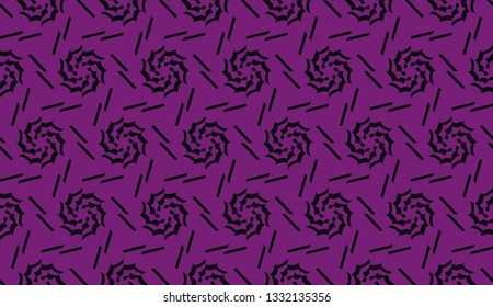 Vector seamless illustration. COLOR 1 COLOR 2. For you home interior wallpaper, fashion print.Original interior background in triangles style. Purple addiction color