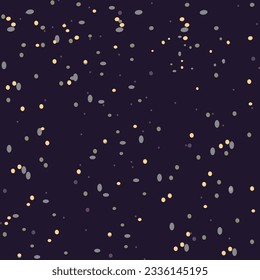vector seamless illustration of stars or meteors