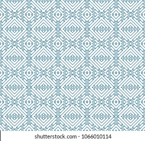 Vector Seamless Illustration of Tangier Grid, Abstract Guilloche Background