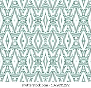 Vector Seamless Illustration of Tangier Grid, Abstract Guilloche Background
