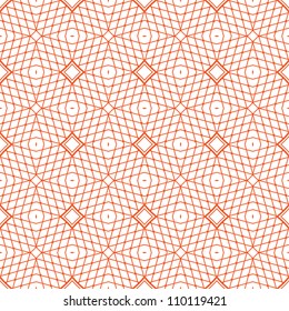 Vector seamless illustration of tangier grid, abstract guilloche background