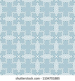 Vector Seamless Illustration of Tangier Grid, Abstract Guilloche Background