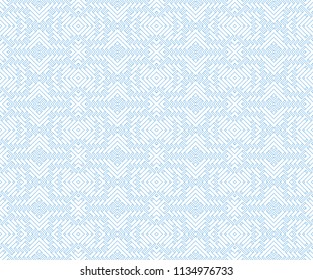 Vector Seamless Illustration of Tangier Grid, Abstract Guilloche Background