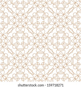 Vector Seamless Illustration of Tangier Grid, Abstract Guilloche Background