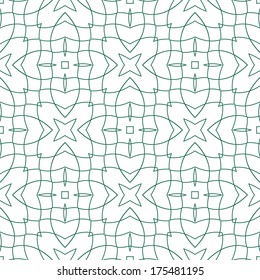 Vector Seamless Illustration of Tangier Grid, Abstract Guilloche Background