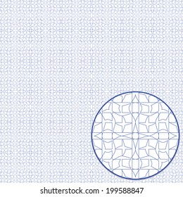 Vector seamless illustration of tangier grid, abstract guilloche background