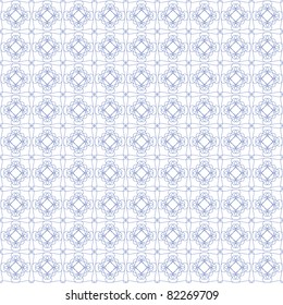 Vector seamless illustration of tangier grid, abstract guilloche background