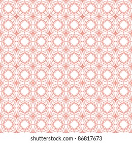Vector seamless illustration of tangier grid, abstract guilloche background