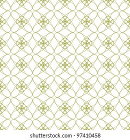 Vector seamless illustration of tangier grid, abstract guilloche background