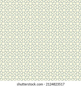 Vector seamless islamic pattern. texture with monochrome mesh. Repeating geometric pattern. Simple graphic design. islamic ornament.