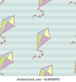 vector seamless kite pattern