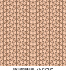 Patrón de punto sin fisuras vectores, adorno acogedor. Diseño para tela, textil, papel pintado, papel de envoltura.