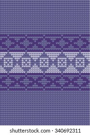  vector seamless knitted pattern for a sweater