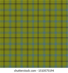 vector seamless knitted textile plaid check