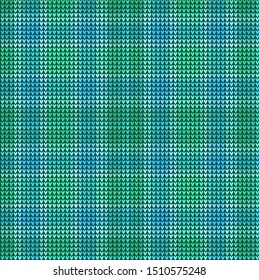 vector seamless knitted textile plaid check