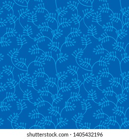 Vector seamless lace floral pattern