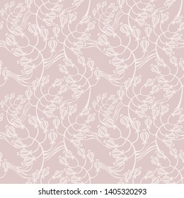 Vector seamless lace pink pattern