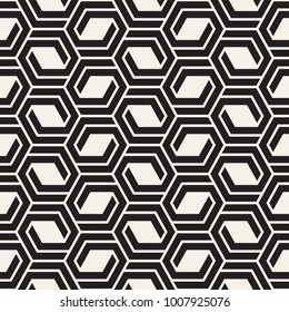 Vector seamless lattice pattern. Modern stylish texture with monochrome trellis. Repeating geometric grid. Simple graphic design background. 