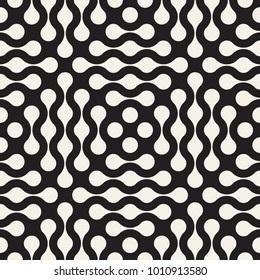 Vector seamless lattice pattern. Modern stylish texture with monochrome trellis. Repeating geometric grid. Simple graphic design background. 