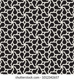 Vector seamless lattice pattern. Modern stylish texture with monochrome trellis. Repeating geometric grid. Simple graphic design background. 