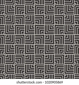 Vector seamless lattice pattern. Modern stylish texture with monochrome trellis. Repeating geometric grid. Simple graphic design background.
