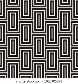 Vector seamless lattice pattern. Modern stylish texture with monochrome trellis. Repeating geometric grid. Simple graphic design background.
