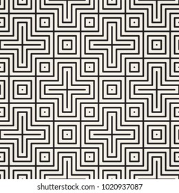 Vector seamless lattice pattern. Modern stylish texture with monochrome trellis. Repeating geometric grid. Simple graphic design background.
