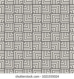Vector seamless lattice pattern. Modern stylish texture with monochrome trellis. Repeating geometric grid. Simple graphic design background.
