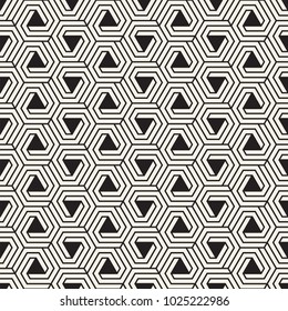 Vector seamless lattice pattern. Modern stylish texture with monochrome trellis. Repeating geometric grid. Simple graphic design background.